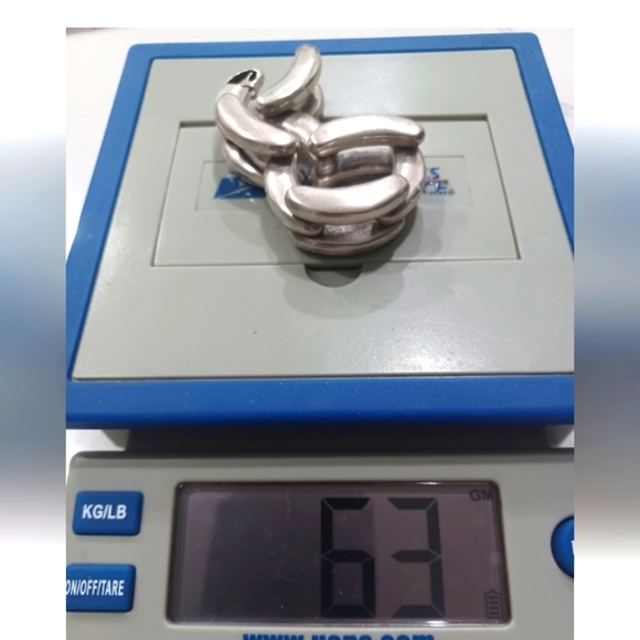 Vintage Hinged Link Bracelet Chunky 63gm of Sterling Silver...